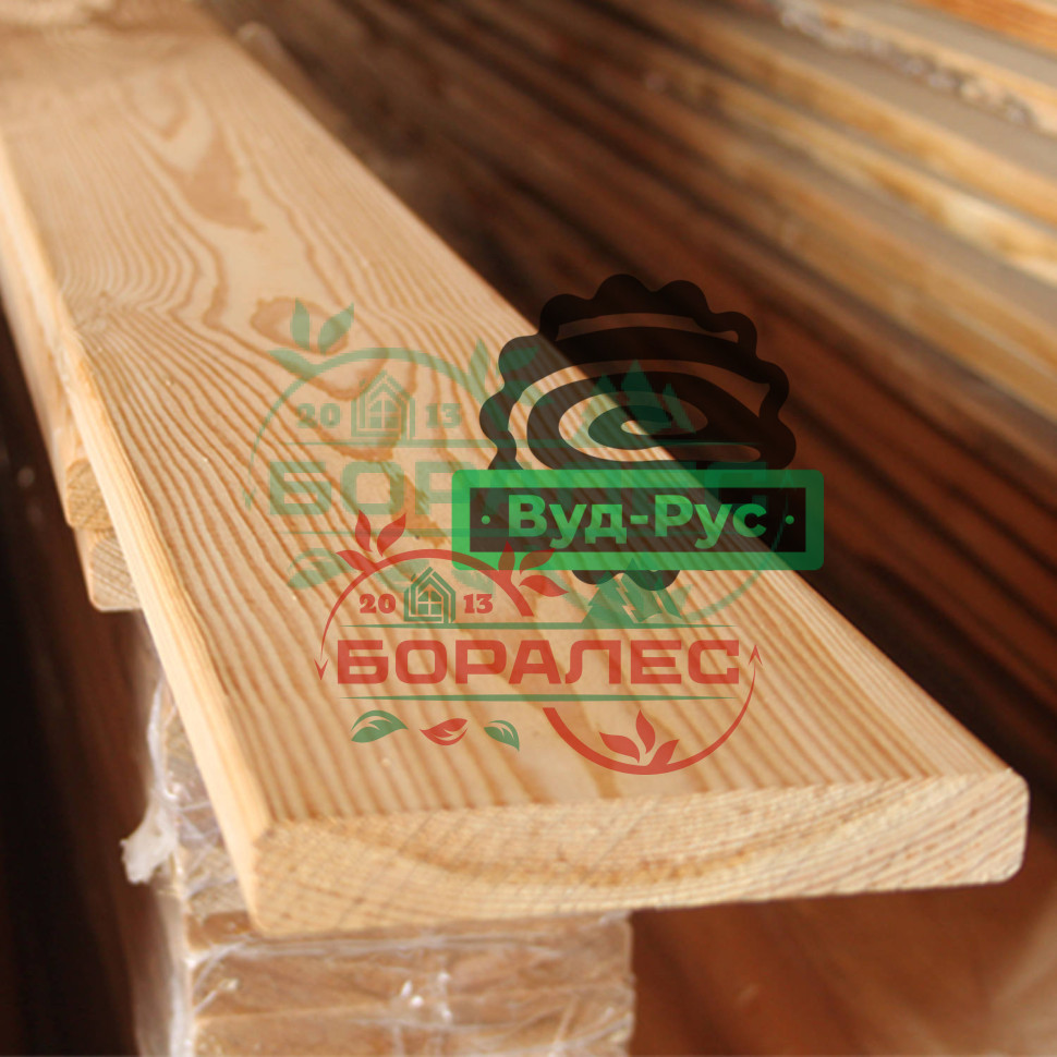 Планкен из лиственницы Экстра 20мм x 120мм