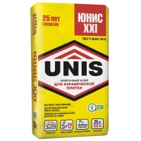 ЮНИС XXI смесь сухая клеевая (25кг) (48шт/под)