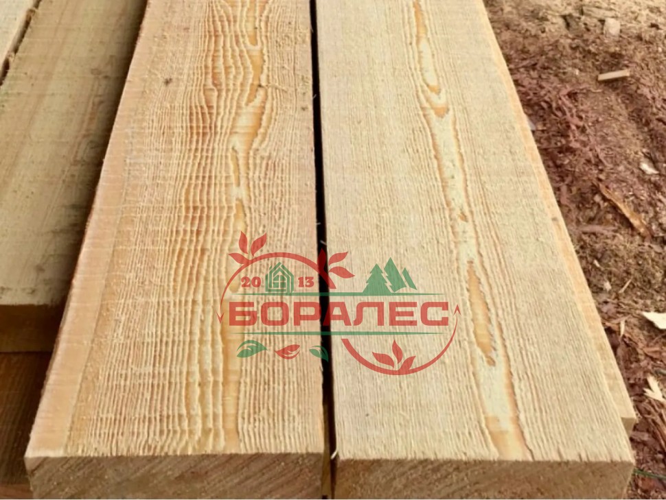 Обрезная доска лиственница  50x150x6м