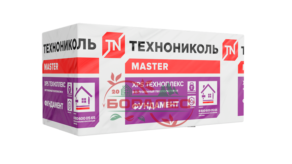 Техноплекс XPS 250 ФУНДАМЕНТ 1180х580х50-L (8 плит) (5,47м2) (0,273м3)