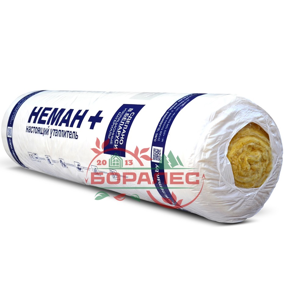 Мат из стекловолокна НЕМАН М11- лайт 2*6250*1200* 50 (15м2) (0,75м3)(30шт/под)