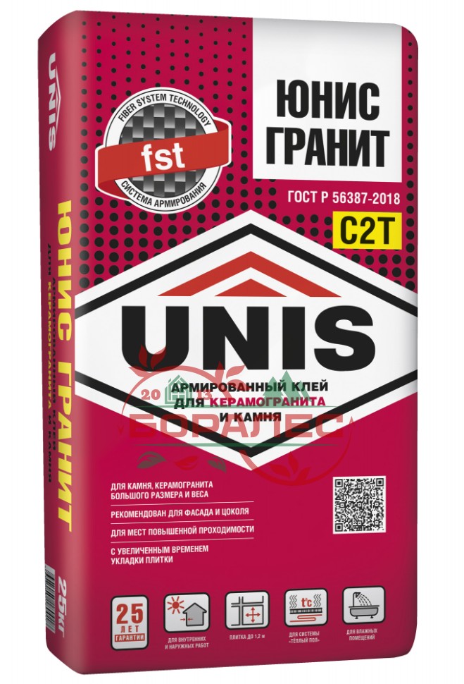 Клей для крупных плит Unis (Юнис Гранит)