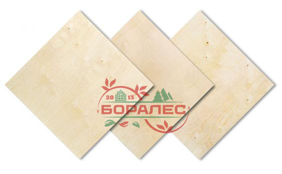 Фанера ФК сорт 3/4 Шлифованная 1525*1525*12 36л/под