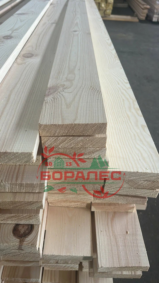 Строганная доска 25x100x6м