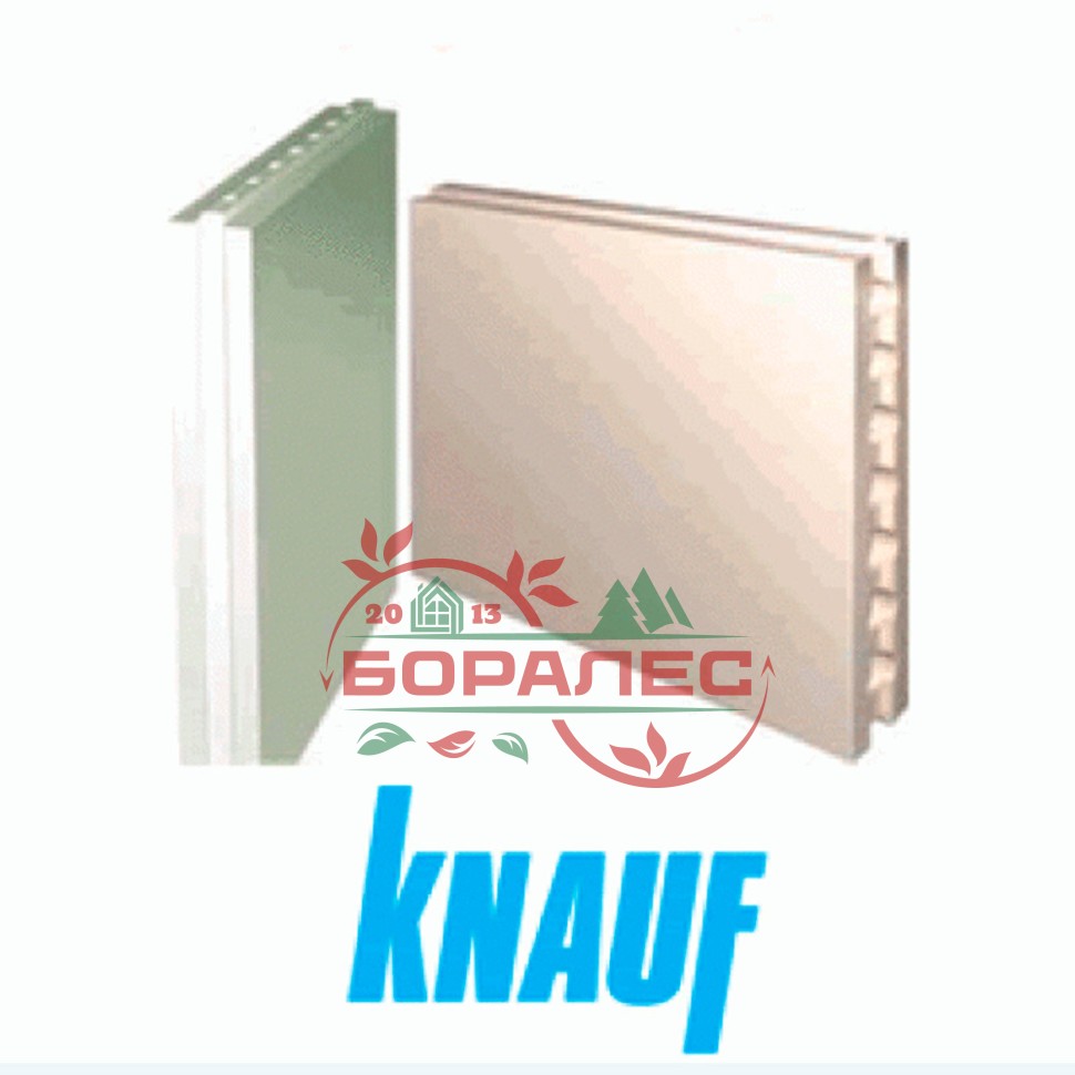 Пазогребневая плита Knauf (Кнауф) Влагостойкая 80мм ПГП