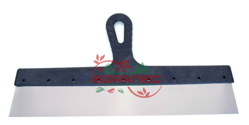 Шпатель фасадный, 450мм, нержавеющая сталь, пластмассовая ручка, "HOGER"