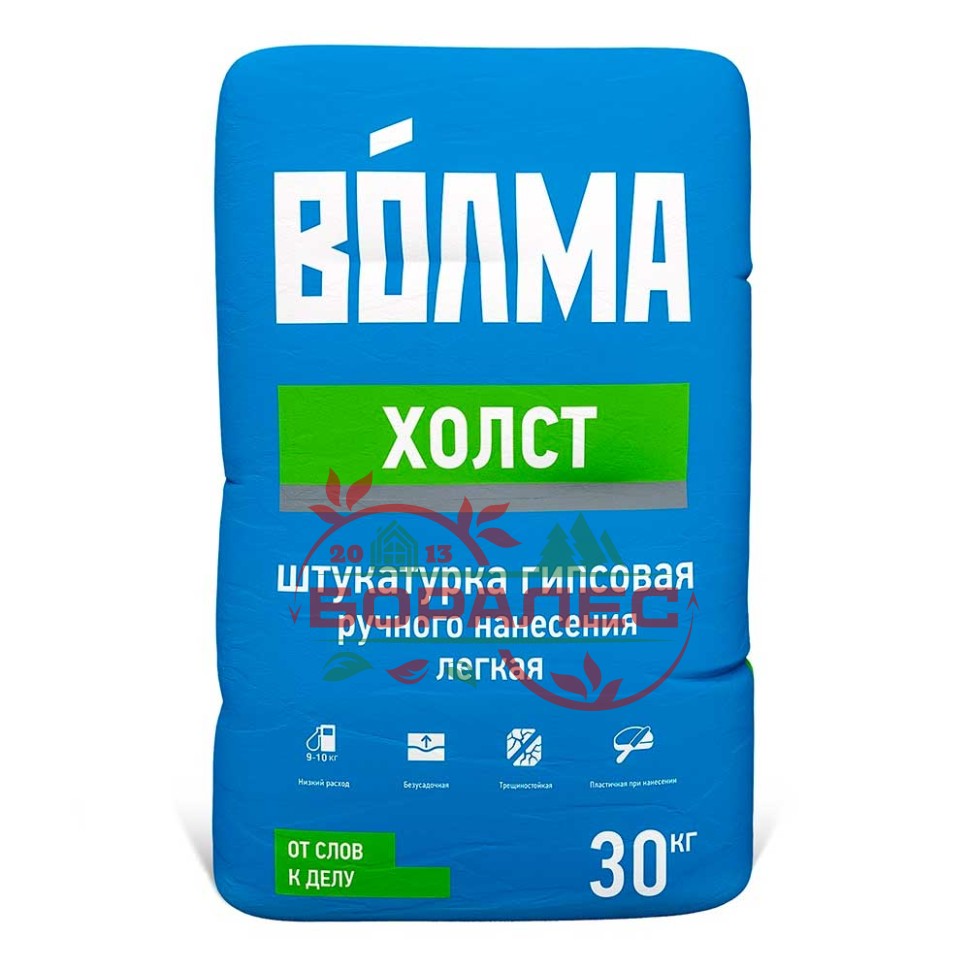 Штукатурка гипсовая Холст Волма