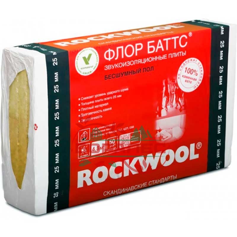 Rockwool (Роквул) ФЛОР БАТТС