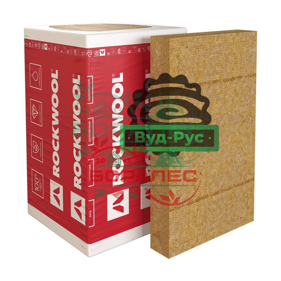 Утеплитель Rockwool Венти Баттс 1000х600х90 мм (2,4 м?/0,216 м?)
