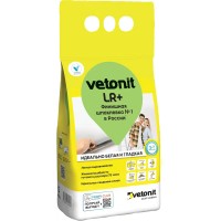 Шпаклевка полимерная Weber Vetonit LR+ белая (5кг) (108шт/под)(Ветонит ЛР+) Weber (Вебер)