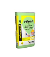 Шпаклевка финишная цементная Weber Vetonit VH, белая (Ветонит Вебер) 20кг 54шт/под