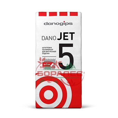 Выравнивающая полимерная шпатлевка DANO JET 5 (25 кг)