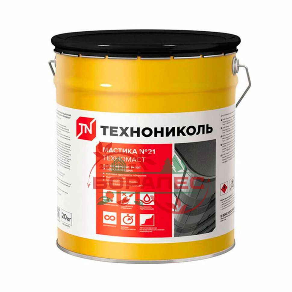 Мастика для гибкой черепицы Технониколь № 23 Фиксер 3,6кг.
