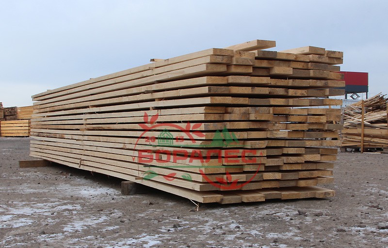 Доска обрезная 1сорт - 40 х 150 х 6000